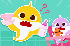 Pinkfong! Baby Shark Babysits: Baby Shark Babysits - Taking Care of Baby
