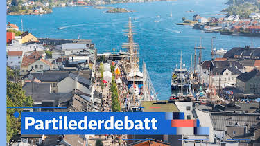 19:40: Arendalsuka: Partilederdebatt i Arendal | NRK 1 | 8/13 2026