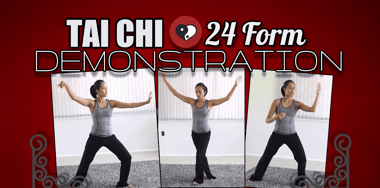 Tai Chi 24 Form Demonstration, Build Strength and Stamina, Calm Body and Mind, Release Toxins and Relieve Stress