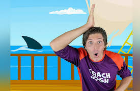 Coach Josh - Kids Fitness: Sharks for Kids | Follow the Actions with Coach Josh | Kids Fitness