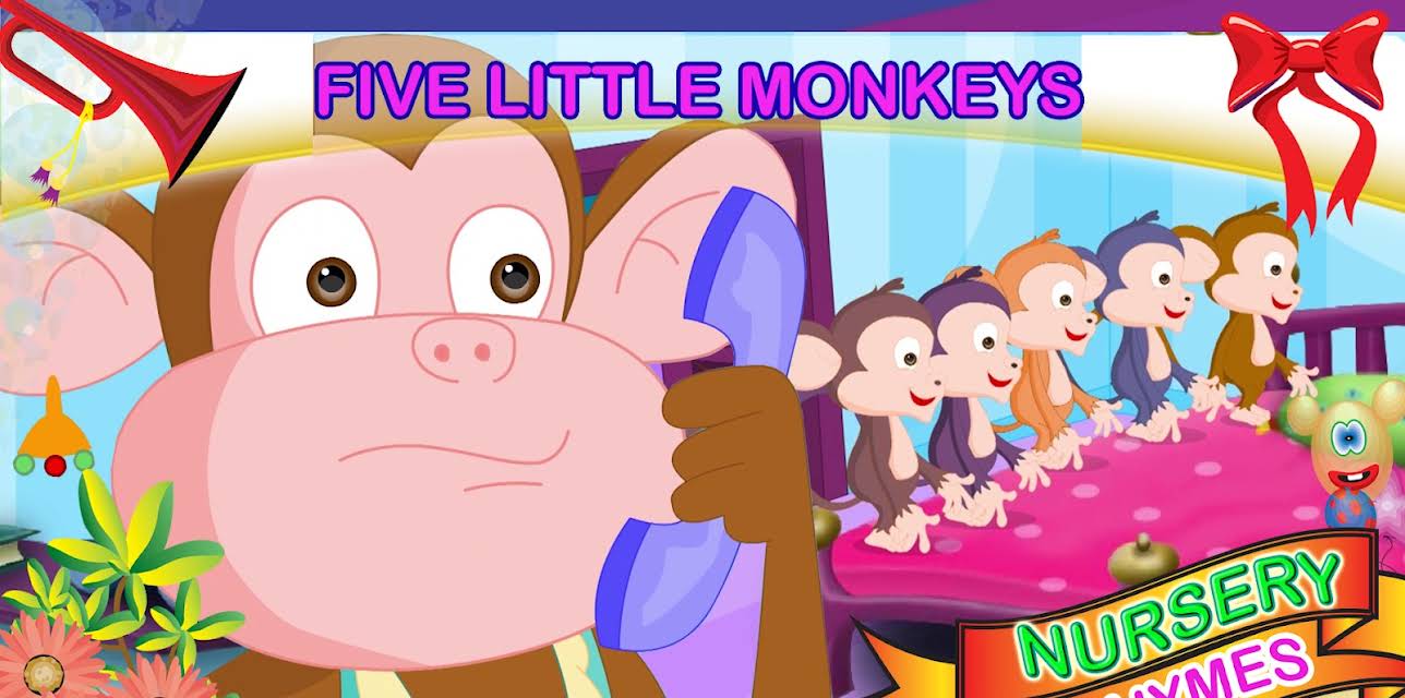 Nursery rhymes - Five Little Monkey