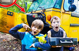 Adventure Agents: Found Secret Tracking Device Inside Abandoned School Bus (Spy Gadgets in Real Life)