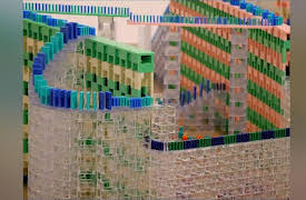 Hevesh5: Giant Domino City!