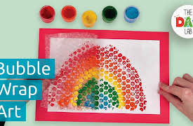 TheDadLab: 3 Simple Bubble Wrap Painting Ideas