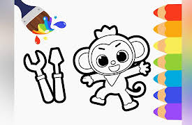 Pinkfong! Coloring with Hogi: Coloring Poki