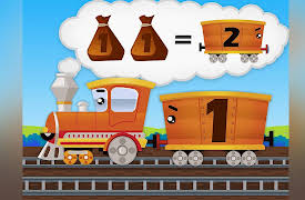 Kids Fun - Adventures with Train: Learning mathematical addition action together with the Train