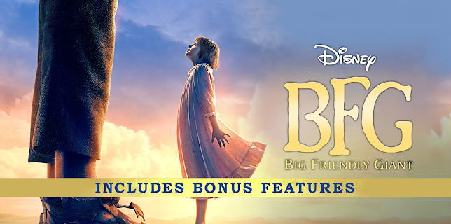 The BFG (Plus Bonus Features) (2016)