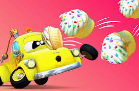 Car City Super: InvenTom The TowTruck: Cupcake Maker Goes Crazy!