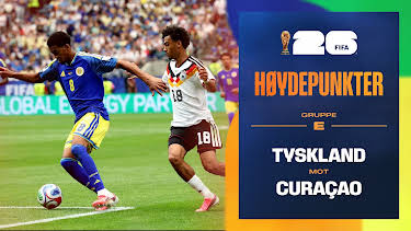 09:00: Fotball-VM 2026 Høydepunkter: Tyskland–Curaçao | NRK 3 | 6/15 2026