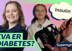 Supernytt: Milla har diabetes