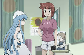 Squid Girl: I ink that's a doll? / Isn't that fishy? / Squids to match my mountains.