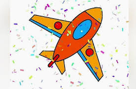 Ria Rabbit Drawing For Kids: Learn To Draw An Airplane