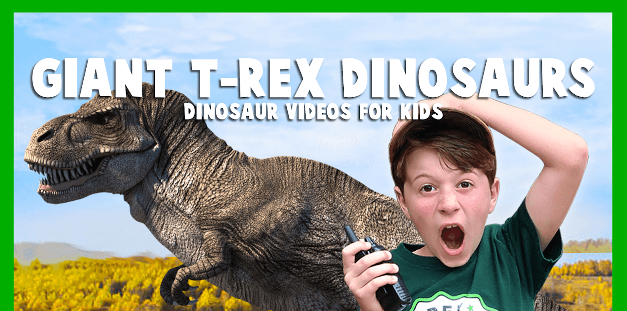 T-Rex Ranch - Giant T-Rex Dinosaurs - Dinosaur Videos for Kids