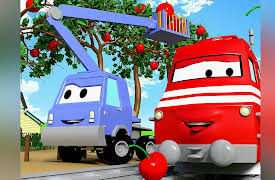 Troy The Train: Chuck the Cherry Picker / Amber The Ambulance helps Ethan the Dump Truck