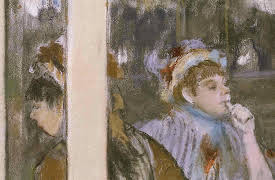 Smart Secrets Of Great Paintings: Women on a café terrace in the evening by Edgar Degas