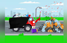 Adventures of Super Cars: Firetruck with a magic wand