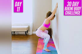 30 Day Bikini Body Quick Workout Challenge: Day 11: Hip & Shoulder Mobility For Improving Your Squats