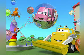 Construction Squad of Car City: Construction Squad builds a Bubble Machine  and an Elevator