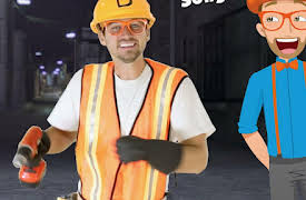 Blippi - Educational Songs for Kids: Blippi Halloween Song - Crushes Pumpkin with Roller Construction Vehicle