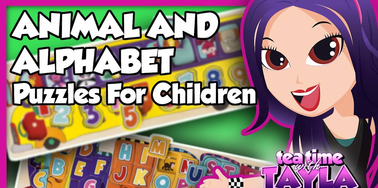 Tea Time with Tayla: Animal and Alphabet Puzzles for Children