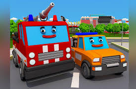 Cars Town: Cars Town:The Fire Truck and the Tow Truck