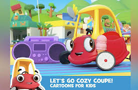 Let's Go Cozy Coupe! - Cartoons for Kids: Cozy's Crazy Ice Cream Accident