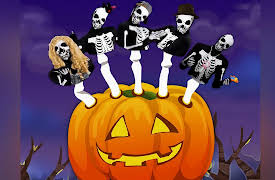 Halloween Baby Songs: Halloween Pumpkin - Baby Song Finger Family with Witch, Zombie and Skeleton