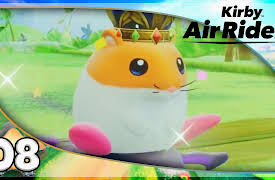 Kirby Air Riders by Abdallah Smash: Rick Races Through Fantasy Meadows! | Kirby Air Riders