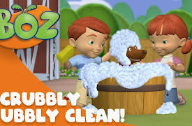 BOZ The Bear: BOZ: Scrubbly Bubbly Clean!
