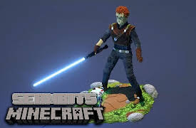 Minecraft SeanBits: I Built Cal Kestis and BD-1 from Star Wars Jedi: Fallen Order in MINECRAFT