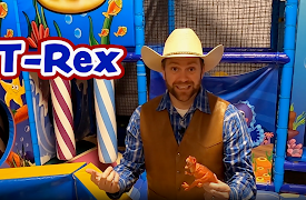 Indoor Play Places with Cowboy Jack: Dinosaur Playtime at Kanga's