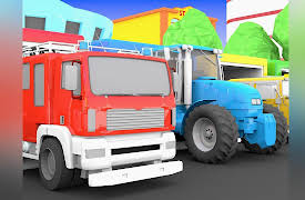 Dump Trucks - Ball Pit Videos for Kids: Fire Trucks!