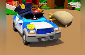 3D Cars Stories: Police patrol