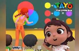 Tayo Preschool Songs: Mixing Color Song