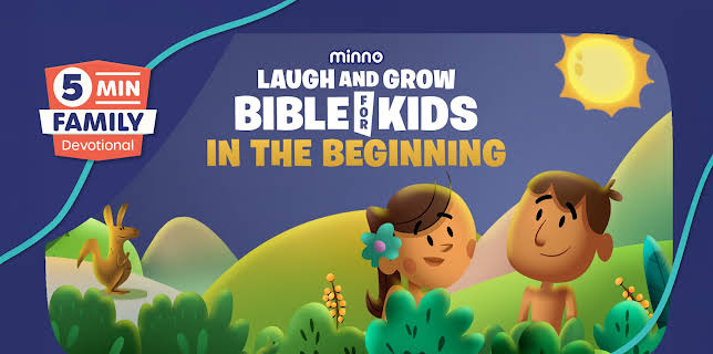 Minno Laugh And Grow Bible For Kids In The Beginning 5 Minute Family Devotional: Season 1