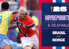 Fotball-VM 2026 Høydepunkter: 8-delsfinale, Brasil–Norge