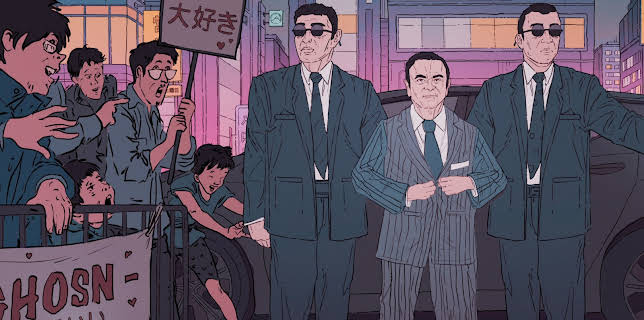 På flukt: Carlos Ghosn (2022)