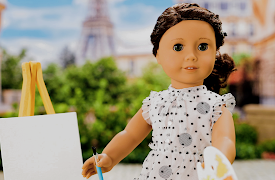 American Girl: Travel Twins: Travel Twins Paint in Paris, France!