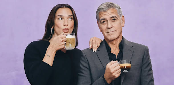 Dua Lipa Joins George Clooney for New Nespresso Campaign