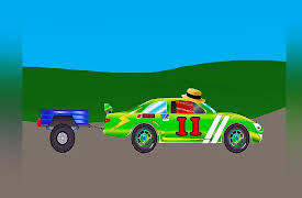 Stories of Funny Cars: Green Racing Car