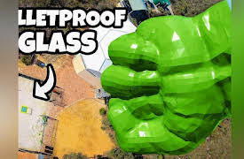 How Ridiculous: HULK’S FIST Vs. BULLETPROOF GLASS from 45m!