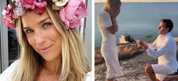 Marie Serneholt sa JA - och la ut en film på frieriet