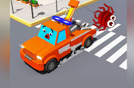 3D Cars Stories: The Tow Truck and a spider