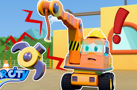 Car City Super: Tom's Garage: The Crane Truck Breaks!