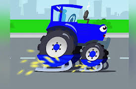 Little Super Cars: Blue Tractor