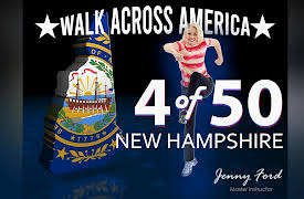 Walk Across America Program 50 Workouts / 50 States with Jenny Ford: 4 of 50 New Hampshire | Walk Across America | Jenny Ford