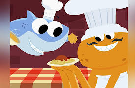 Finny The Shark: Take Your Fish To Work Day