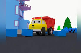 Ethan the Dump Truck: Crushing Walls / Giant Slide