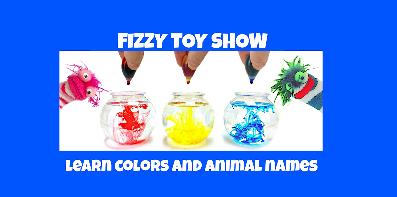 Fizzy and Phoebe Learn Colors With Their Animal Friends - Fizzy Toy Show