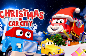 Christmas in Car City: Marley the Monster Truck / Sam the Snowplow and Tom the Tow Truck save Lily !